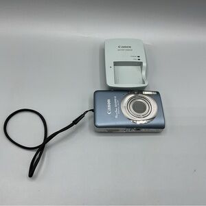 Canon PowerShot SD1200 IS Digital ELPH Camera 10.0 Megapixels Blue Bundle Tested